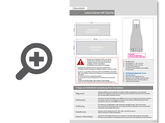 Product Bild latzsch__rzen_mit_taschen_mit_einer_stickposition