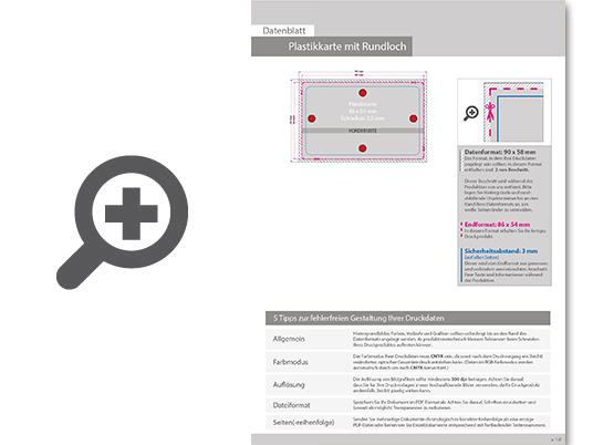 Product Bild plastikkarte_mit_einseitiger_hei__folienpr__gung_gold_und_lochung_1_0_farbig_bedruckt_auf_wei__em_hintergrund