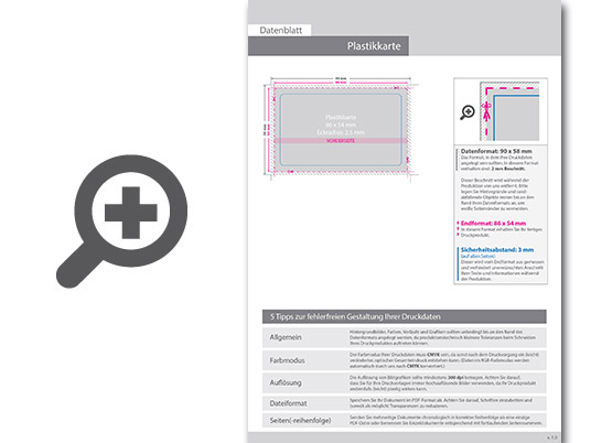 Product Bild halbtransparente_plastikkarte_(gefrostet)_4_0_farbig_bedruckt