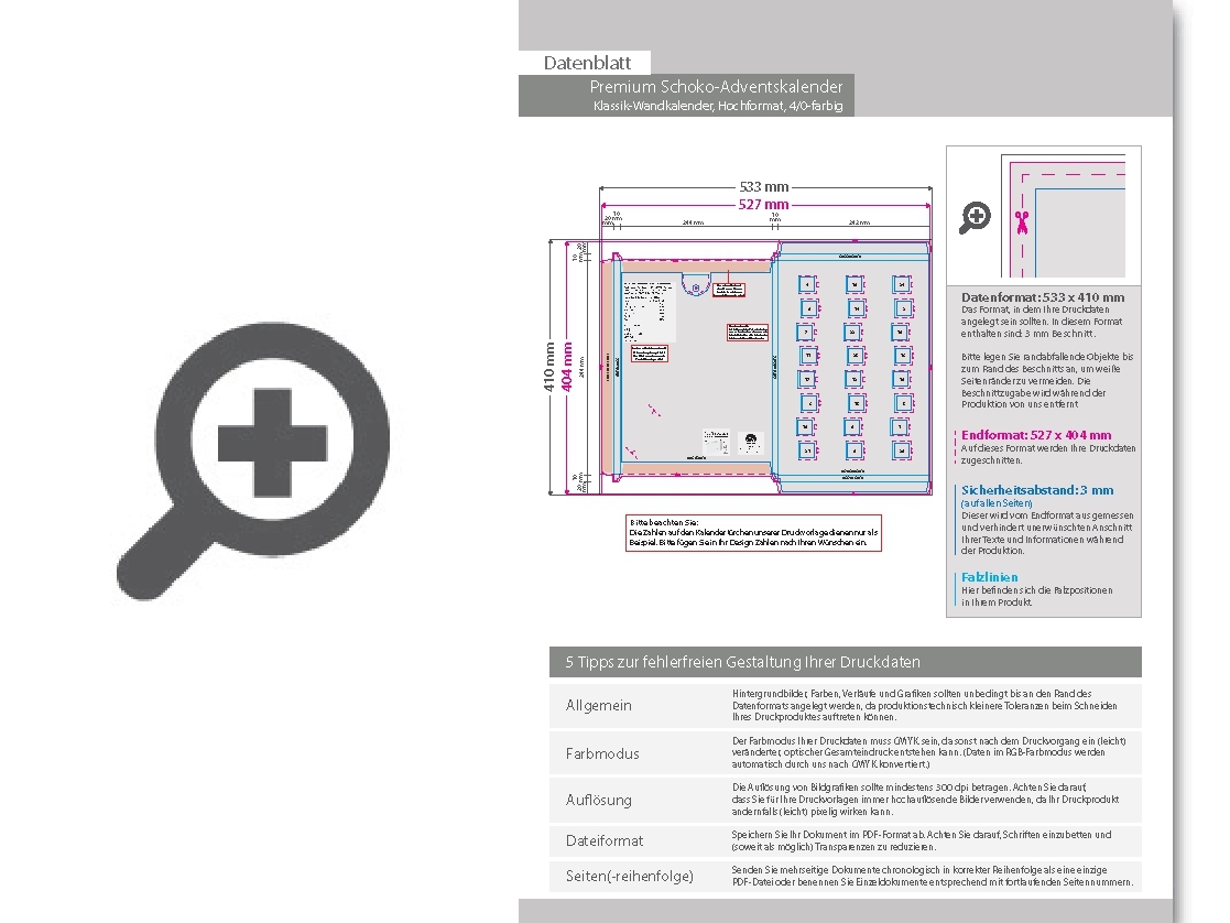 Product Bild schoko-adventskalender__klassik-wandkalender__hochformat__4_0-farbig_bedruckt